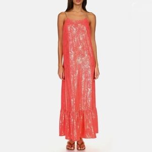 Michael Kors Sangria Maxi Chain Dress